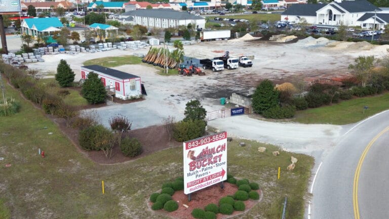 This is the Hero Picture For The Myrtle Beach Mulch Bucket Location